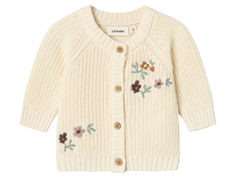 Lil Atelier birch floral embroidery knit cardigan